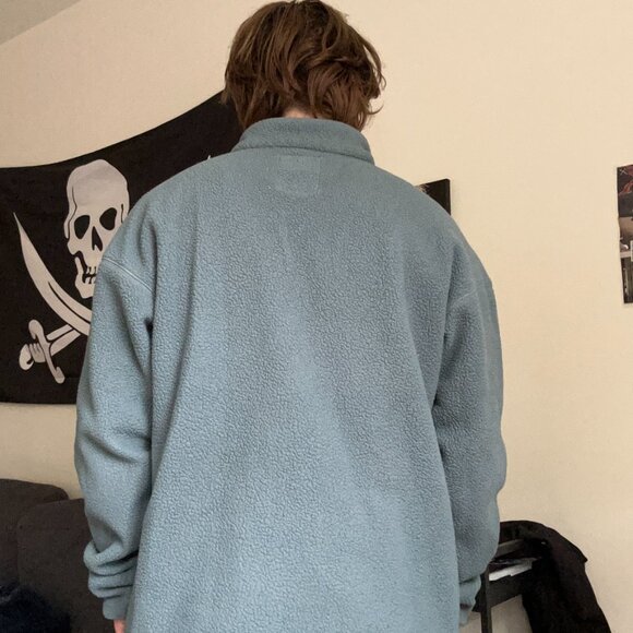 Teal Columbia Fleece with Snaps - Picture 4 of 5